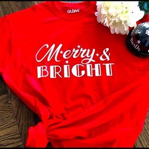 ♥️🌲 Merry & Bright T-shirt 🌲♥️